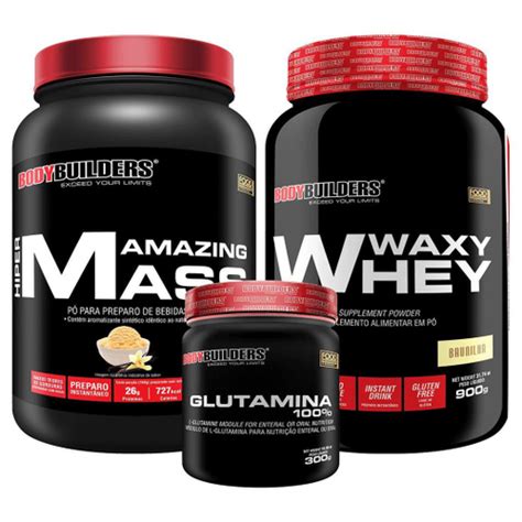 Kit Waxy Whey G Hipercal Rico Amazing Mass Kg Submarino