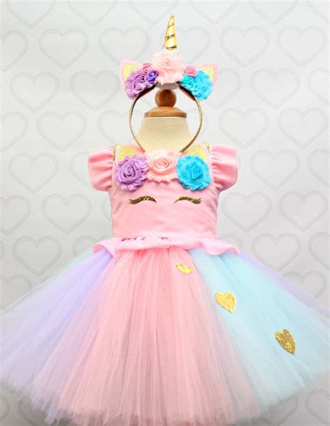 Unicorn Dress Unicorn Tutu Dress Unicorn Birthday Dress Unicorn Tutu