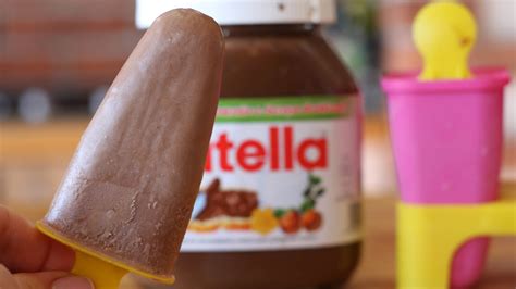 Domowy Przepis Na Lody Z Nutelli Lody Czekoladowe Na Patyku Nutella