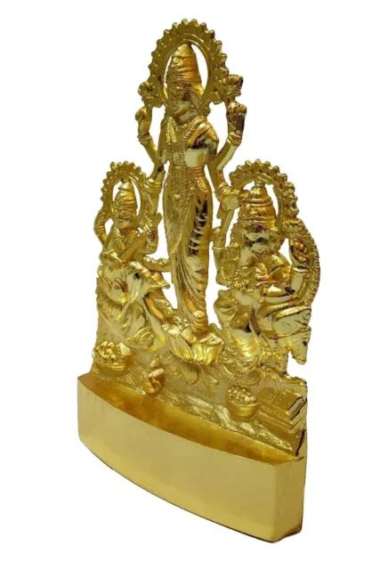 LAXMI GANESH SARASWATI Idol Lakshmi Ganpati Sarasvati Statue Murti 11