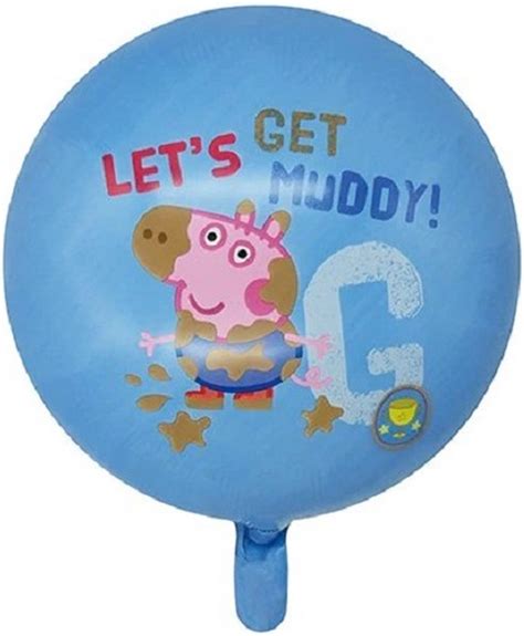 Peppa Pig George Ballonset Jaar Delig Folie Ballon Bol