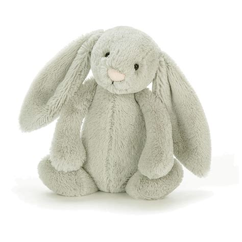 Little Jellycat Bashful Silver Bunny Chime Uk