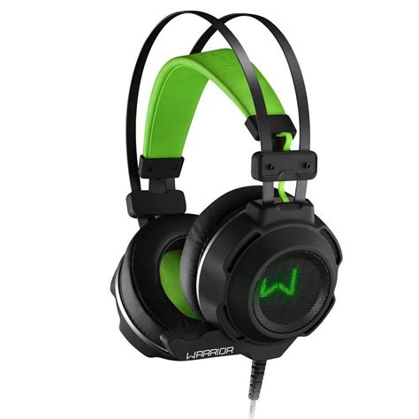 Headset Gamer Warrior USB E P2 LED Verde PH225 Multilaser