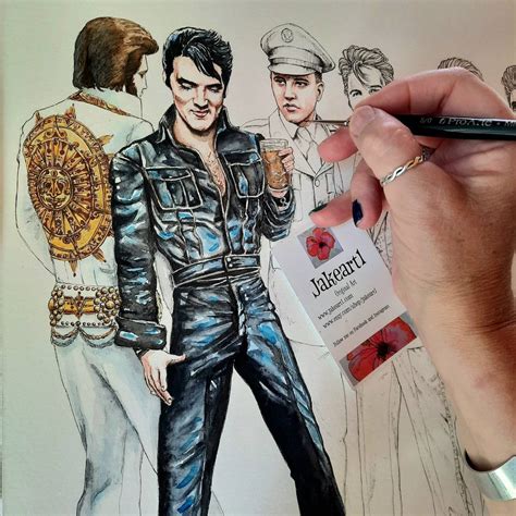 Elvis Presley original art print – JakeArt1