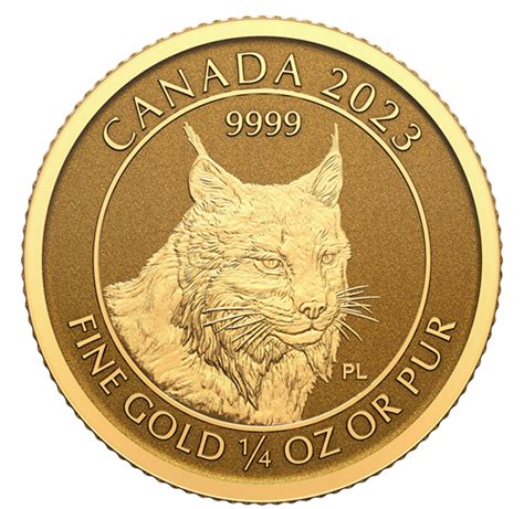 2023 $10 Pure Gold Coin – Lynx (Bullion) | The Royal Canadian Mint