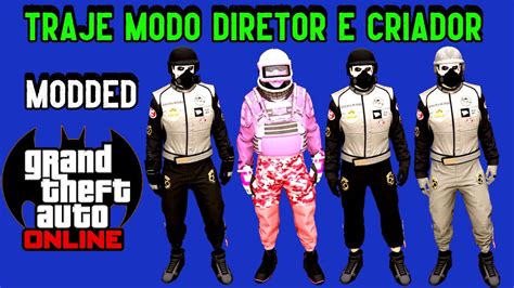 Trajes Modo Diretor E Criador Glitch Outfits Modded Male Gta Online