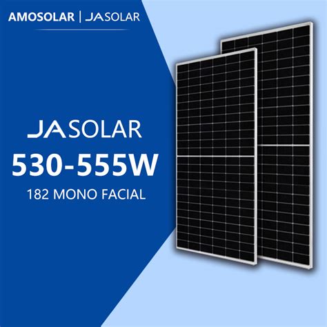 Professional JA 182 Solar Panel Mono Half Cell 540W 545W 550W A Grade