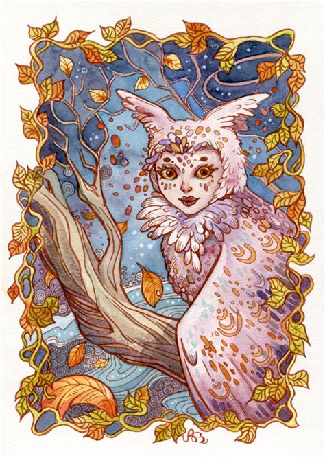 Owl Spirit By Aniamohrbacher On Deviantart