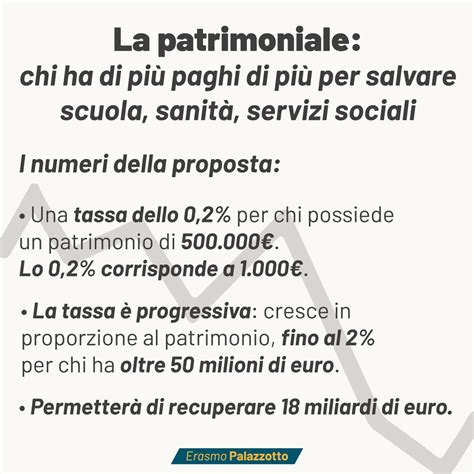 Patrimoniale Una Proposta Di Sinistra Con Buona Pace Di Chi Sostiene