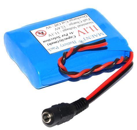 MAENT 12V Li Ion 18650 Lithium Ion Rechargeable Battery Pack 3S1P 11