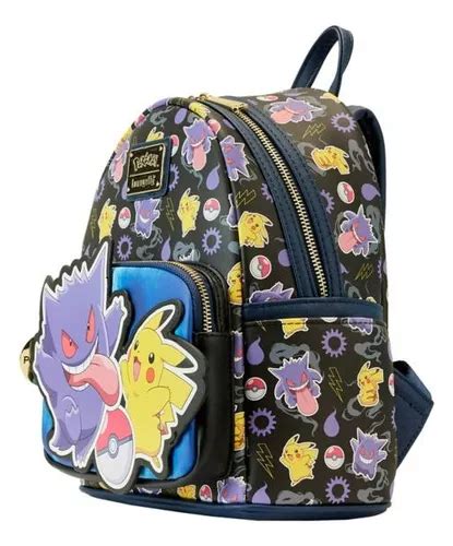 Mochila Bolsa Pokemon Gengar Pikachu Loungefly Original Meses sin interés