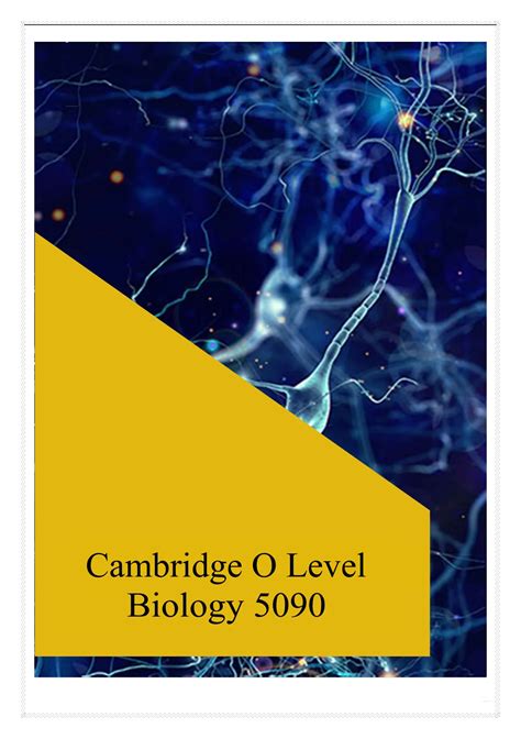 Cambridge O Level Biology 5090 Full Note Cambridge O Level Stuvia Us