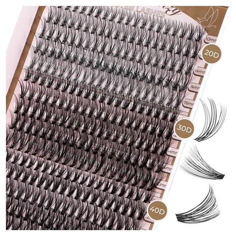 Amazon LASHVIEW Lash Extension Clusters 300pcs D Curl Lash