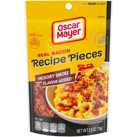 Save on Oscar Mayer Real Bacon Recipe Pieces Hickory Smoke Flavor Order ...