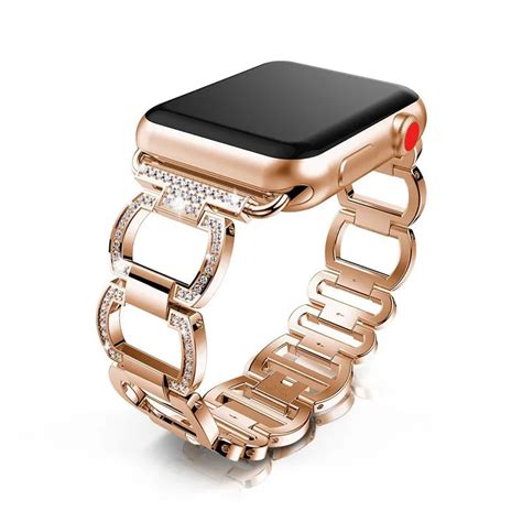 Buy Luxury Crystal Rhinestone Diamond Watch Band 42mm 38mm For Apple Watch