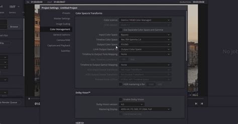 Color Management Workflow In Davinci Resolve Color Grading Lowepost