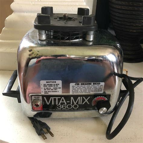 Vtg Vitamix 3600 Blender Base Only Blade Reversal Option For Parts