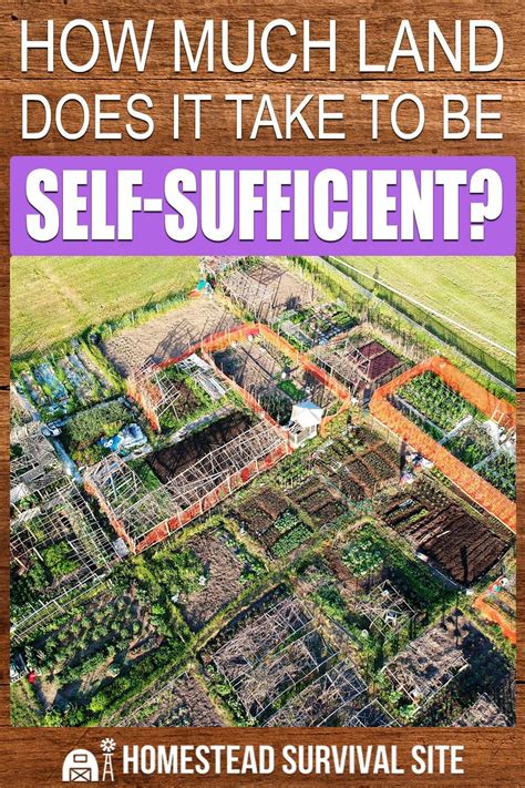 How Much Land Does It Take To Be Self Sufficient Off Grid Living