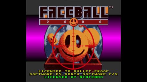 Faceball Usa K Snes Youtube