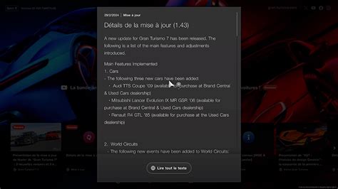 Gran Turismo 7 que contient la mise à jour de Février 2024 skymac org