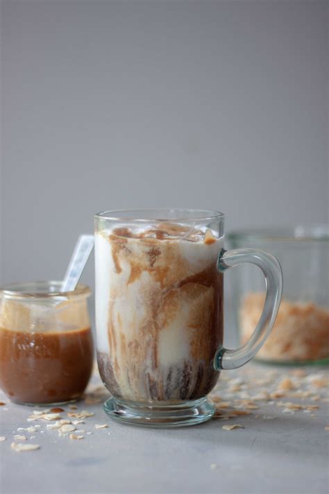 Iced Toasted Coconut Caramel Macchiato