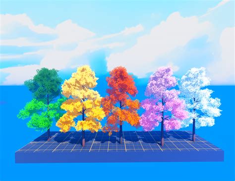 Stylized Trees Roblox By Delus