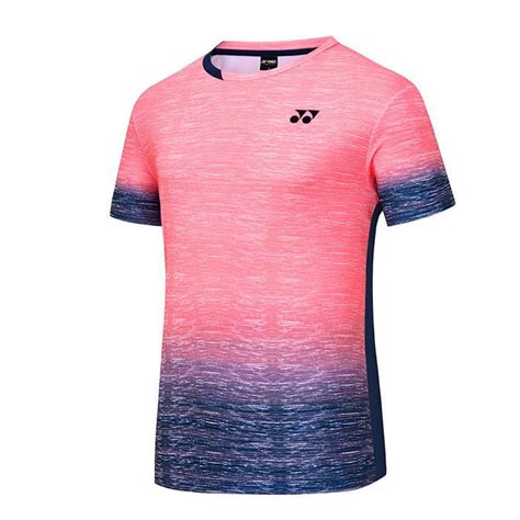 Yonex 2018 S S Collection Men S Badminton Round T Shirts Coral NWT