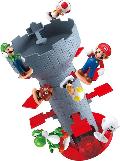 Epoch Games Super Mario Blow Up Shaky Tower Jeu d équilibrage de table