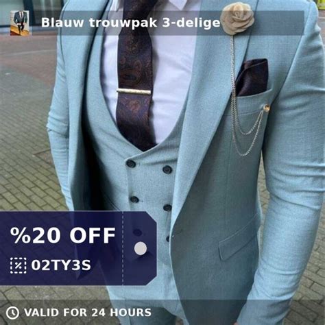 Blauw Trouwpak Delige Beperkte Voorraad Mens Suits Men S Blazer