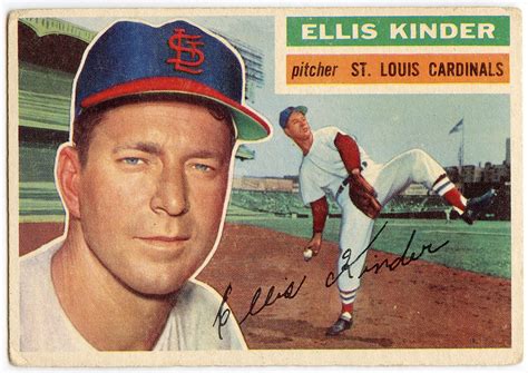 Lot Original Baseball Card Topps Ellis Kinder