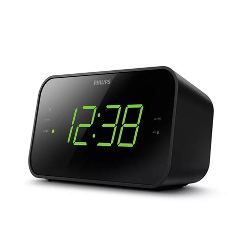 Philips Large Display Clock Radio - Black | at Mighty Ape NZ