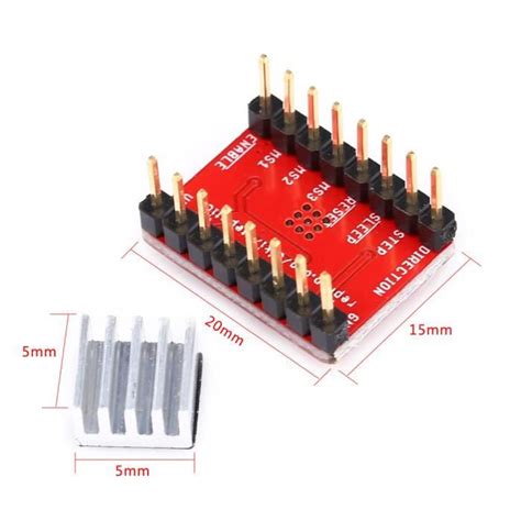 ETO Module pilote de moteur pas à pas Module de Pilote de Moteur A4988