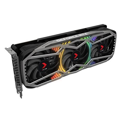 การ์ดจอ Pny Vga Geforce Rtx 3080 10gb Xlr8 Gaming Revel Epic X Rgb Triple Fan Lhr Gddr6x 320 Bit