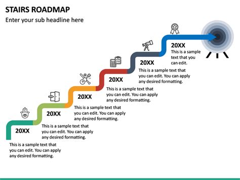 We Have Designed This Stairs Roadmap Powerpoint Template That Consists