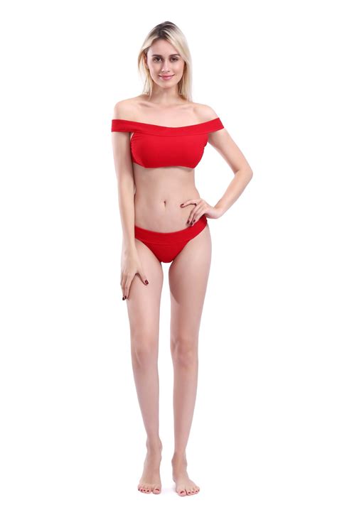 Swimwear China Women Two Piece Solid Color Bikini Swimwear Lingerie And Underwear Bikinis Price