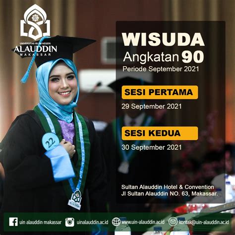 Wisuda Periode September 2021 Uin Alauddin Masih Daring Dan Luring Uin Alauddin Makassar