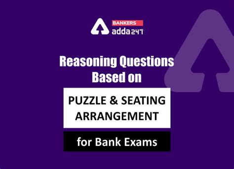 Reasoning Questions Based On Puzzle And Seating Arrangement For Bank Exams