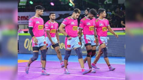 Pro Kabaddi 2019 Highlights Jaipur Pink Panthers Vs Telugu Titans In