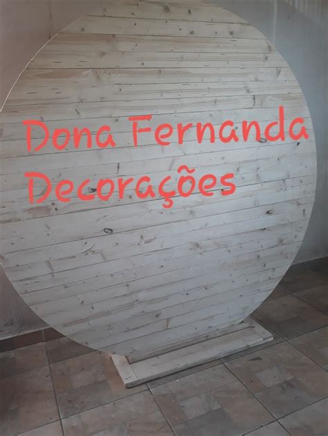 Painel Redondo Painel Para Festa Decora O Pallets Painel De Pallet