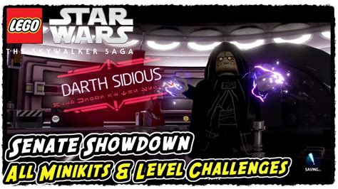 Lego Skywalker Saga Senate Showdown All Minikits And Level Challenges