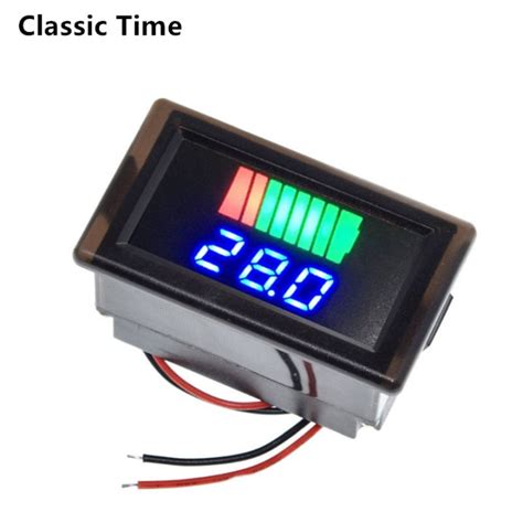 Car Battery Charge Level Indicator Dc V V V V V V Lithium