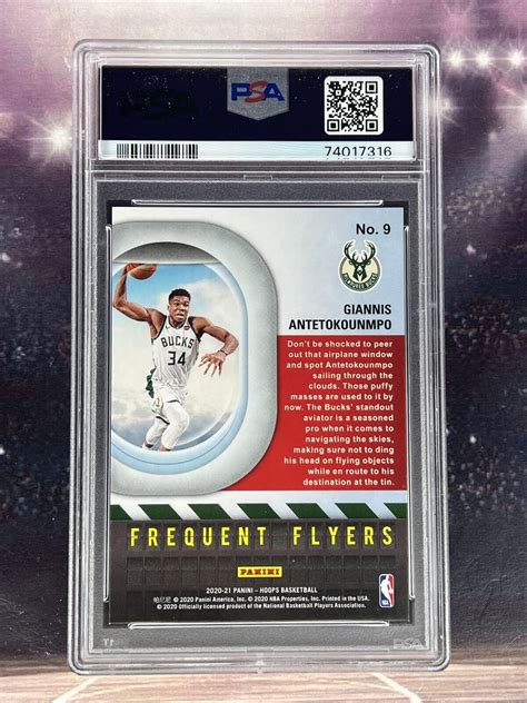 2020 21 Panini Nba Hoops Frequent Flyers 9 Giannis Antetokounmpo For Sale Online Ebay