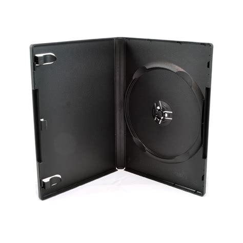 Maxtek Maxtek Standard 14mm Black Single Disc Dvd Cases With Outer