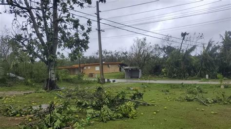 Typhoon Mawar Leaves Trail Of Destruction In Guam Flipped Vehicles And