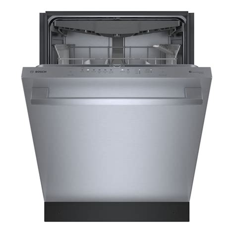 Bosch 500 Series 24 In Top Control Smart Built In Dishwasher With Third Rack Stainless Steel