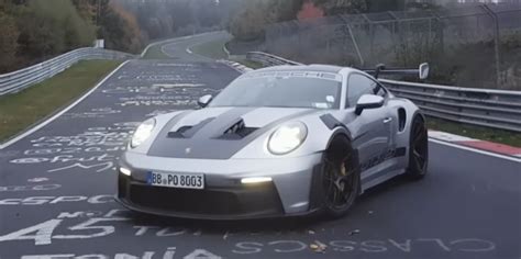 Watch The 2023 Porsche 911 Gt3 Rs Lap The Nürburgring In 6 54