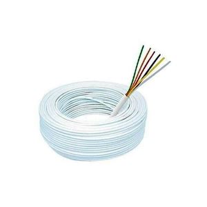 Cabo Para Alarme Giga Cci 6 Vias 0 51mm Branco 100m Gs0239 Leroy Merlin