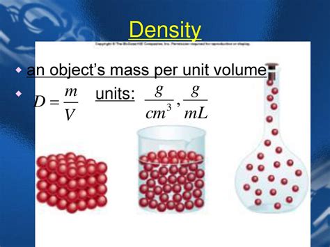 Density An Objects Mass Per Unit Volume Units Ppt Download