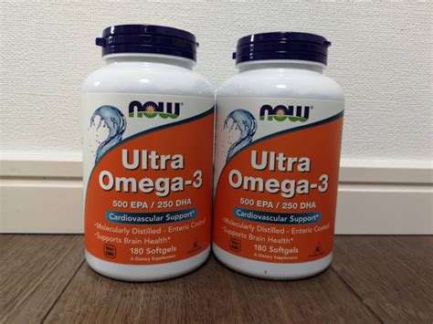 Now社 ウルトラオメガ3 Epa500mg Dha250mg 腸溶性 180錠入りx2個セットdha｜売買されたオークション情報