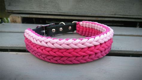 Hund Halsb Nder Paracord Halsband Ein Designerst Ck Von Evanue Bei